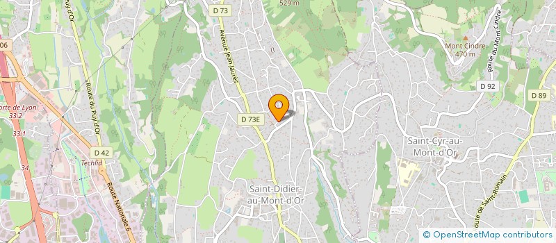 localisation de l'entreprise SCI LES OLIVETTES  SAINT-DIDIER-AU-MONT-D'OR