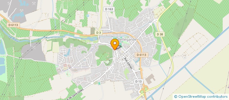 localisation de l'entreprise SCI LES OLIVETTES  BELLEGARDE