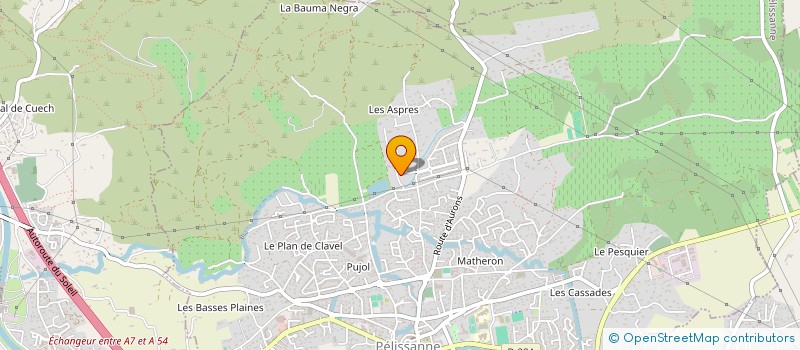 localisation de l'entreprise SCI LES OLIVETTES  PELISSANNE