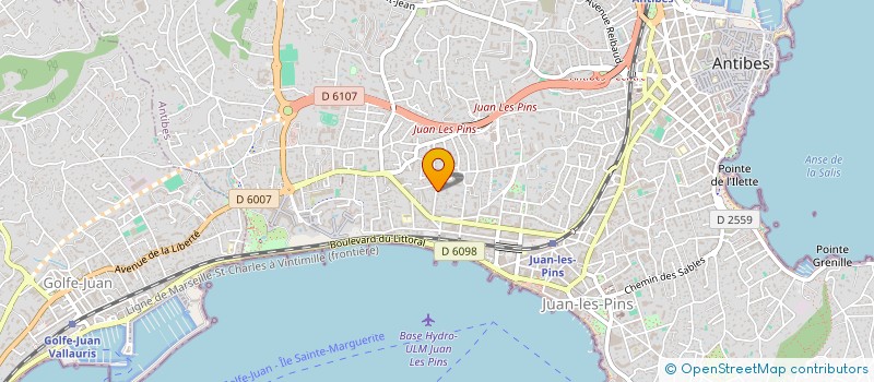 localisation de l'entreprise SCI LES OLIVIANES à ANTIBES