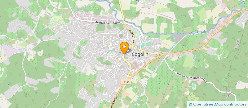 localisation de l'entreprise SCI LES OLIVIERS  COGOLIN