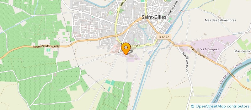 localisation de l'entreprise SCI LES OLIVIERS à SAINT-GILLES