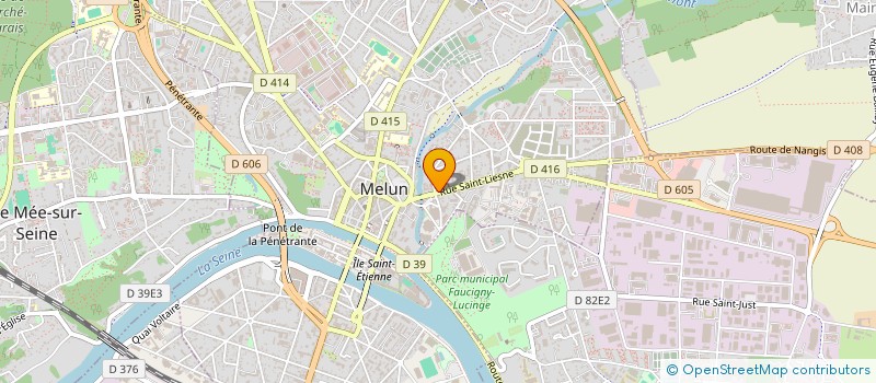 localisation de l'entreprise SCI LES OLIVIERS à MELUN