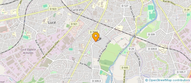 localisation de l'entreprise SCI LES OLIVIERS à LUISANT
