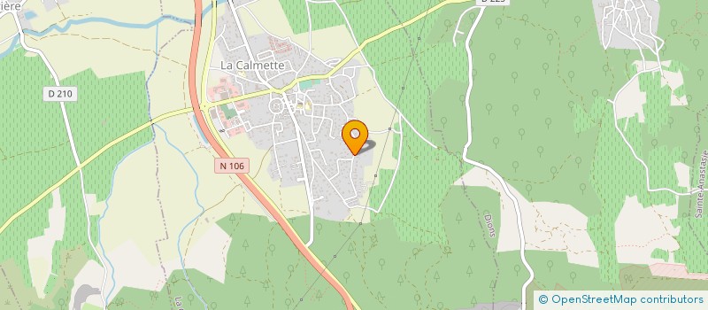 localisation de l'entreprise SCI LES OLIVIERS  SAINT-GENIES-DE-MALGOIRES