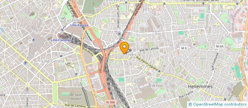 localisation de l'entreprise SCI LES OLIVIERS  LILLE