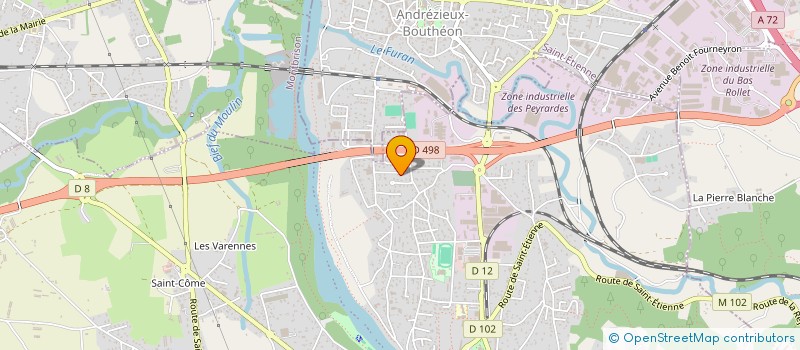 localisation de l'entreprise SCI LES OLIVIERS  SAINT-JUST-SAINT-RAMBERT