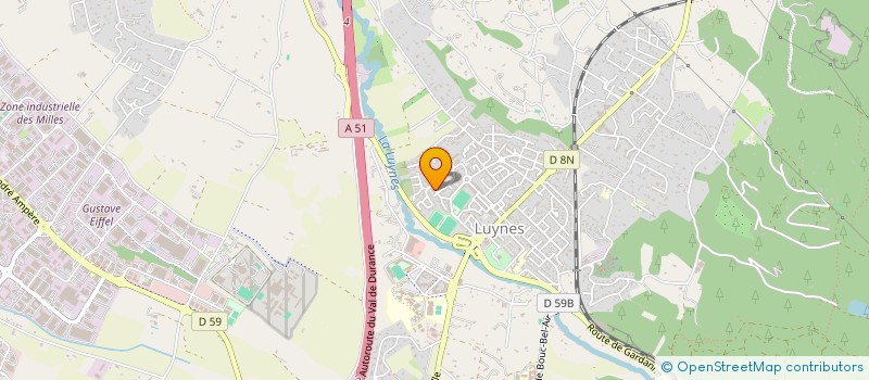 localisation de l'entreprise SCI LES OLIVIERS à AIX-EN-PROVENCE