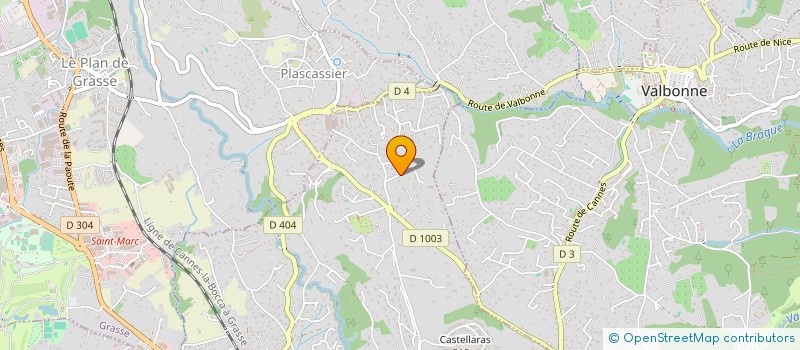 localisation de l'entreprise SCI LES OLIVIERS à MOUANS-SARTOUX