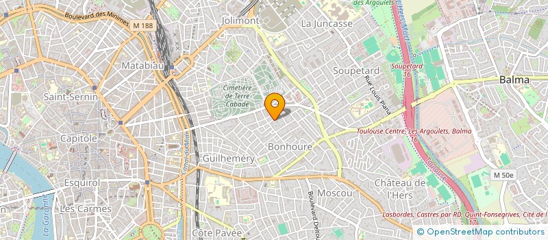 localisation de l'entreprise SCI LES OLIVIERS  TOULOUSE