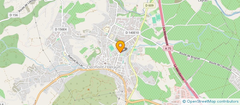 localisation de l'entreprise SCI LES OLIVIERS  CLERMONT-L'HERAULT