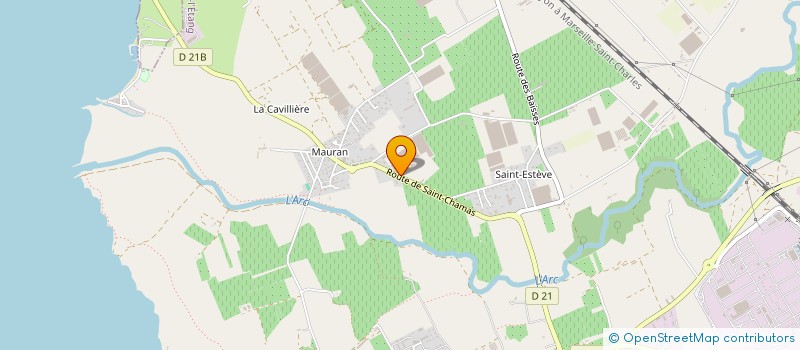 localisation de l'entreprise SCI LES OLIVIERS à BERRE-L'ETANG