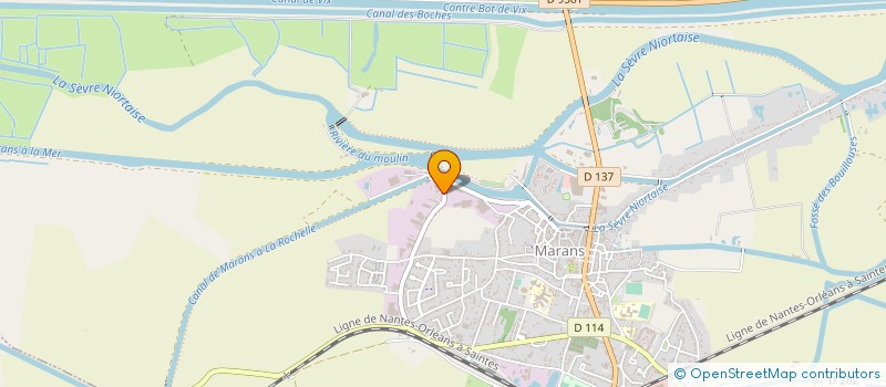 localisation de l'entreprise SCI LES OLIVIERS  MARANS