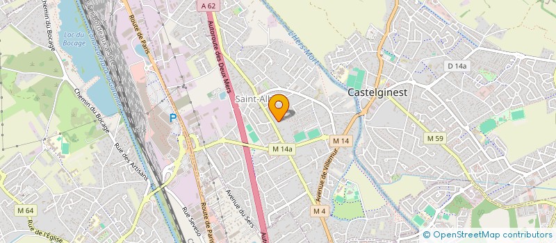 localisation de l'entreprise SCI LES OLIVIERS  SAINT-ALBAN