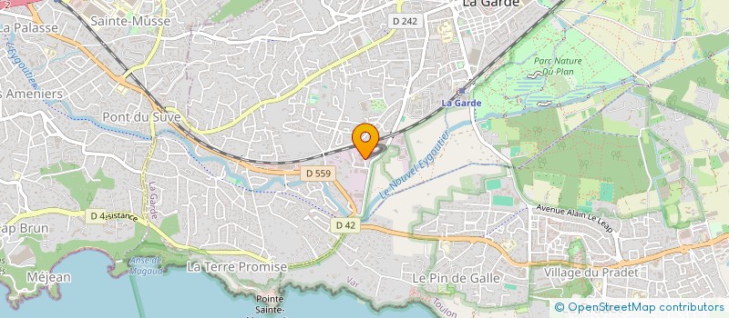 localisation de l'entreprise SCI LES OLIVIERS  LA GARDE