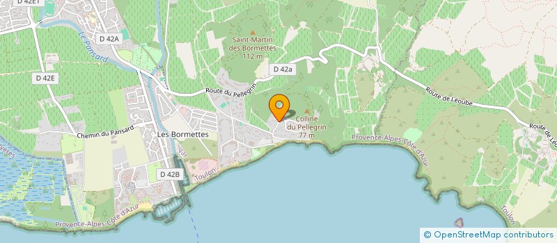 localisation de l'entreprise SCI LES OLIVIERS  LA LONDE-LES-MAURES