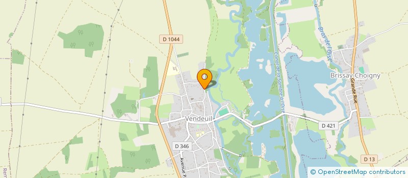 localisation de l'entreprise SCI LES OLIVIERS  VENDEUIL