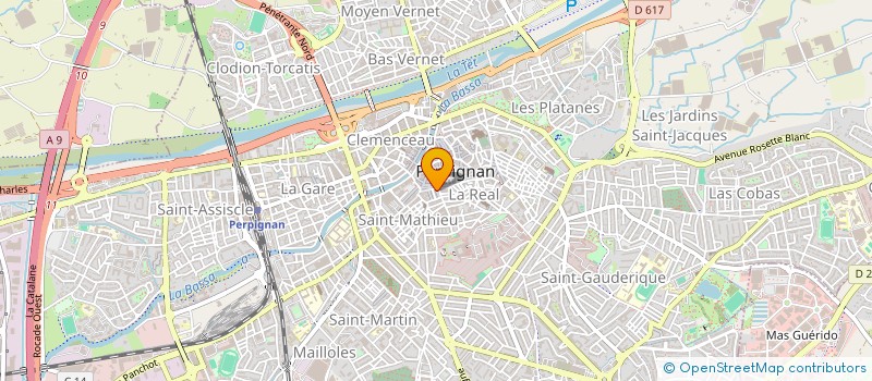localisation de l'entreprise SCI LES OLIVIERS  PERPIGNAN