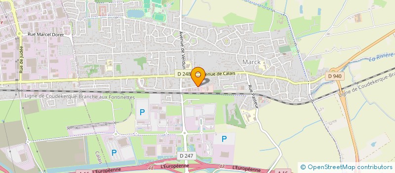 localisation de l'entreprise SCI LES OLIVIERS  MARCK