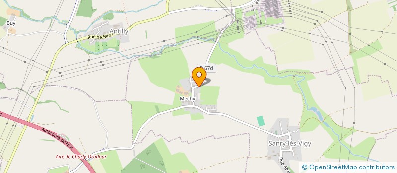 localisation de l'entreprise SCI LES OLIVIERS  SANRY-LES-VIGY