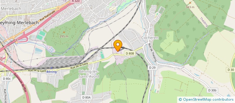 localisation de l'entreprise SCI LES OLIVIERS  COCHEREN