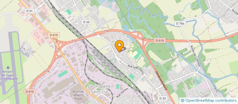 localisation de l'entreprise SCI LES OLIVIERS à LA CHAPELLE-SAINT-LUC