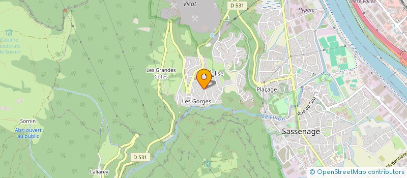 localisation de l'entreprise SCI LES OLIVIERS à NOYAREY