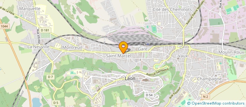 localisation de l'entreprise SCI LES OLIVIERS à LAON