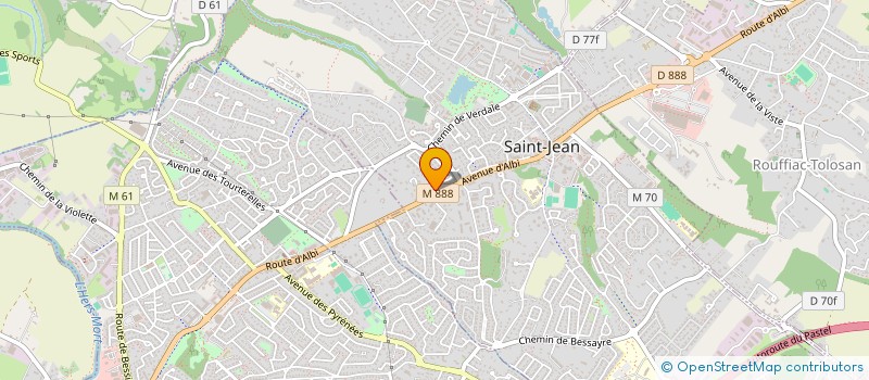 localisation de l'entreprise SCI LES OLIVIERS à SAINT-JEAN