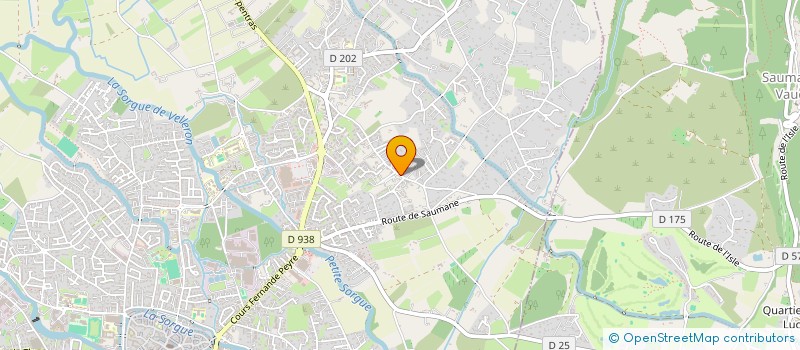 localisation de l'entreprise SCI LES OLIVIERS  L'ISLE-SUR-LA-SORGUE