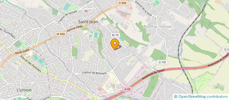 localisation de l'entreprise SCI LES OLIVIERS à SAINT-JEAN