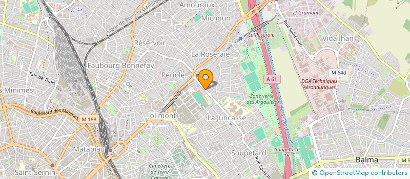 localisation de l'entreprise SCI LES OLIVIERS à TOULOUSE