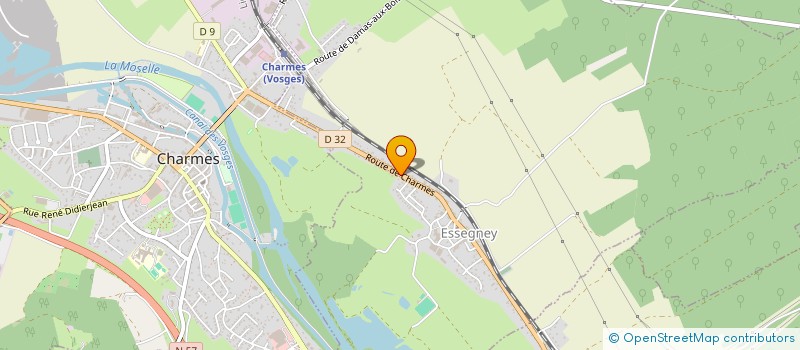 localisation de l'entreprise SCI LES OLIVIERS  ESSEGNEY