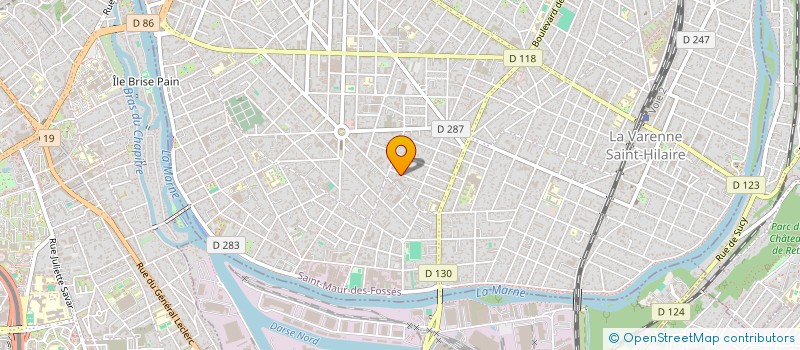 localisation de l'entreprise SCI LES OLIVIERS à SAINT-MAUR-DES-FOSSES