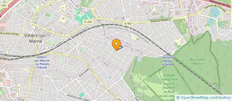 localisation de l'entreprise SCI LES OLIVIERS  VILLIERS-SUR-MARNE
