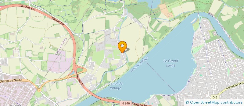 localisation de l'entreprise SCI LES OLIVIERS  DECINES-CHARPIEU