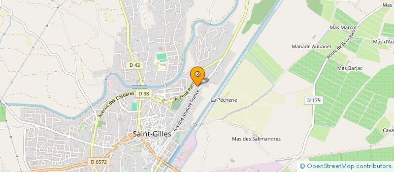 localisation de l'entreprise SCI LES OLIVIERS à SAINT-GILLES