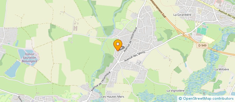 localisation de l'entreprise SCI LES OLIVIERS  TALMONT-SAINT-HILAIRE