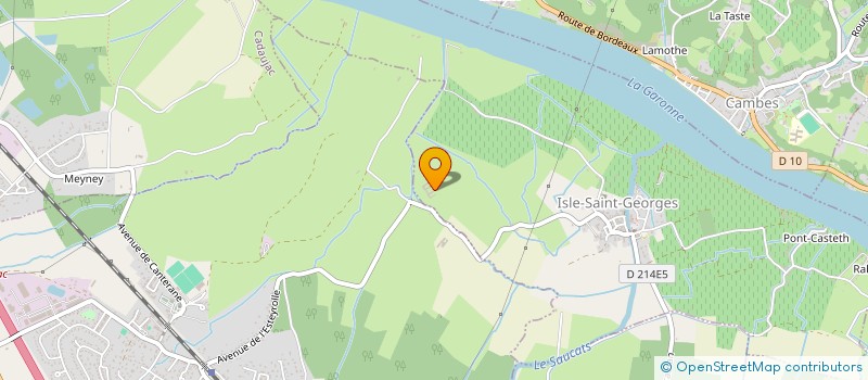 localisation de l'entreprise SCI LES OLIVIERS  ISLE-SAINT-GEORGES