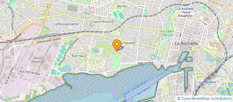 localisation de l'entreprise SCI LES OLIVIERS  LA ROCHELLE