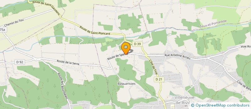 localisation de l'entreprise SCI LES OLIVIERS D'ENZO  VILLENEUVE-DE-RIVIERE