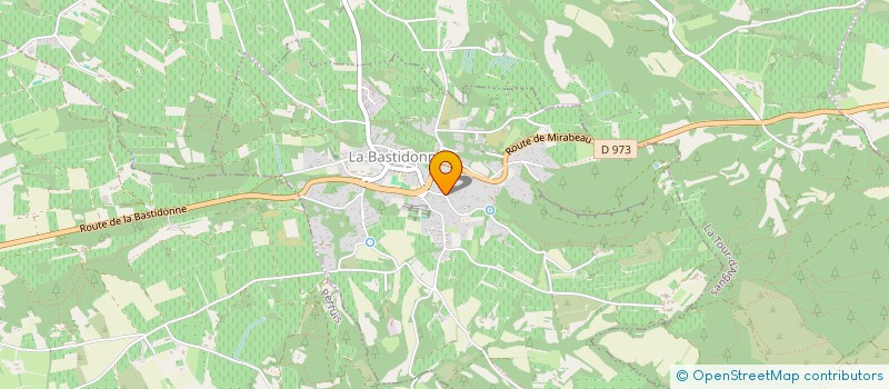 localisation de l'entreprise SCI LES OLIVIERS DE GRAMBOIS  LA BASTIDONNE