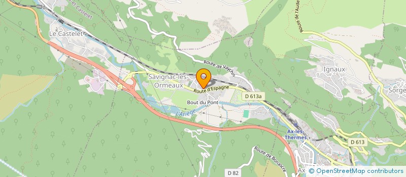 localisation de l'entreprise SCI LES OLIVIERS DE LAS CLOUSES à PRADES