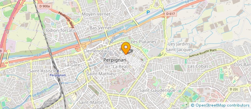localisation de l'entreprise SCI LES OLIVIERS DES CORBIERES à PERPIGNAN