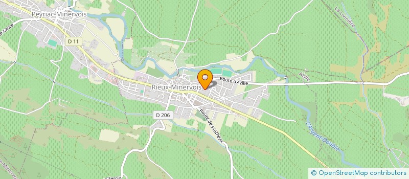 localisation de l'entreprise SCI LES OLIVIERS DU SUD  RIEUX-MINERVOIS