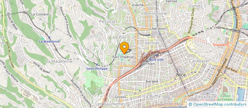 localisation de l'entreprise SCI LES OMBELLES à NICE