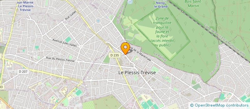 localisation de l'entreprise SCI LES OMBRAGES à LE PLESSIS-TREVISE