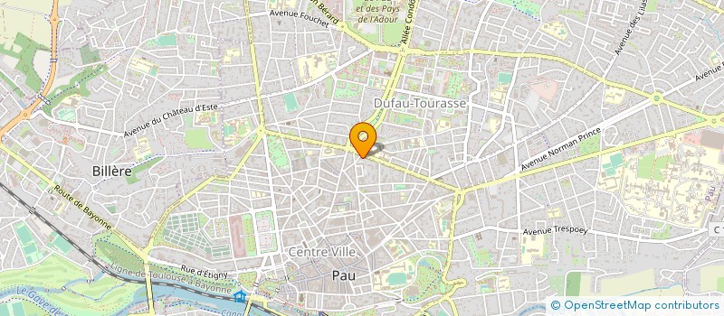 localisation de l'entreprise SCI LES ONDES à PAU
