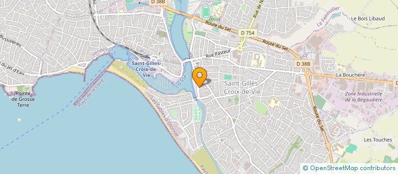localisation de l'entreprise SCI LES ONDES à SAINT-GILLES-CROIX-DE-VIE