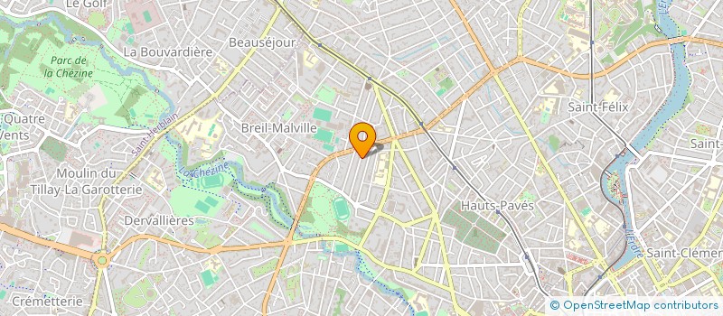 localisation de l'entreprise SCI LES ONDES à NANTES